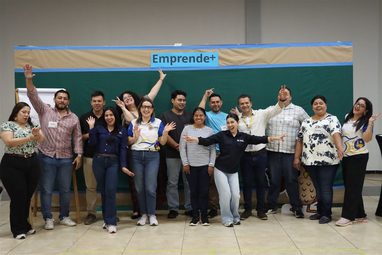 Participantes de Emprende+.